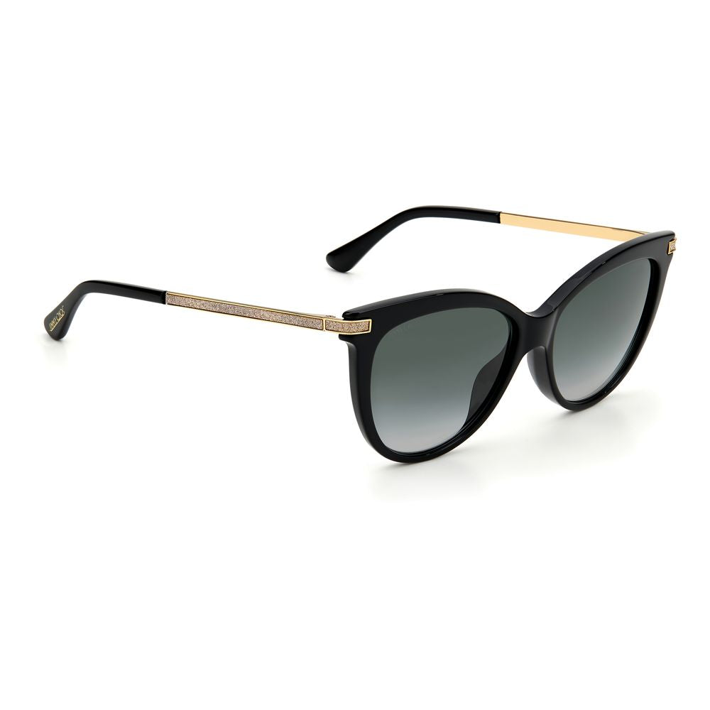 Schwarze Acetat-Sonnenbrille