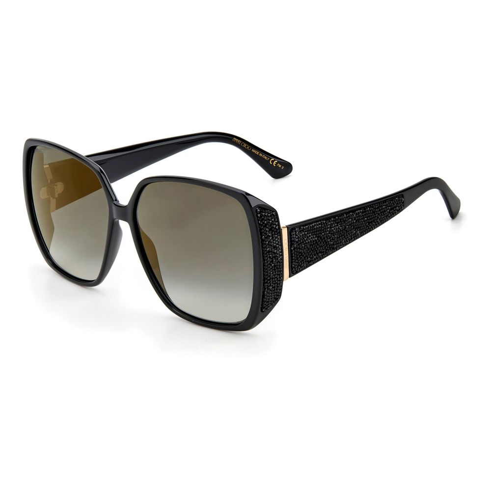 Schwarze Sonnenbrille aus Kunststoff