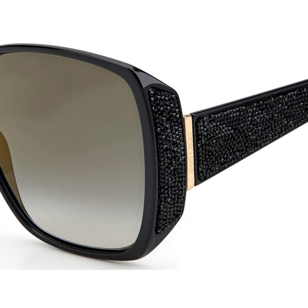 Schwarze Sonnenbrille aus Kunststoff