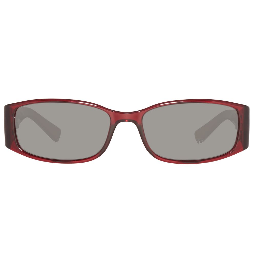 Rote Sonnenbrille aus Kunststoff