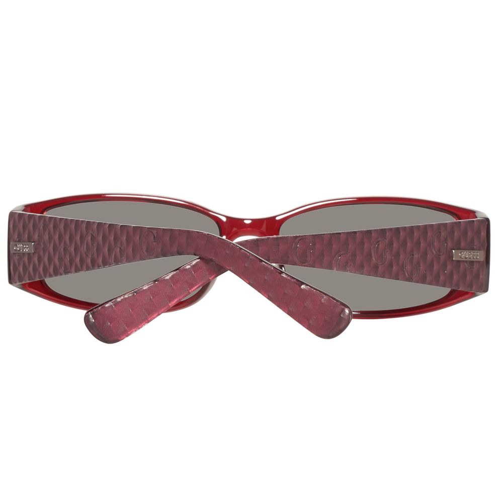Rote Sonnenbrille aus Kunststoff