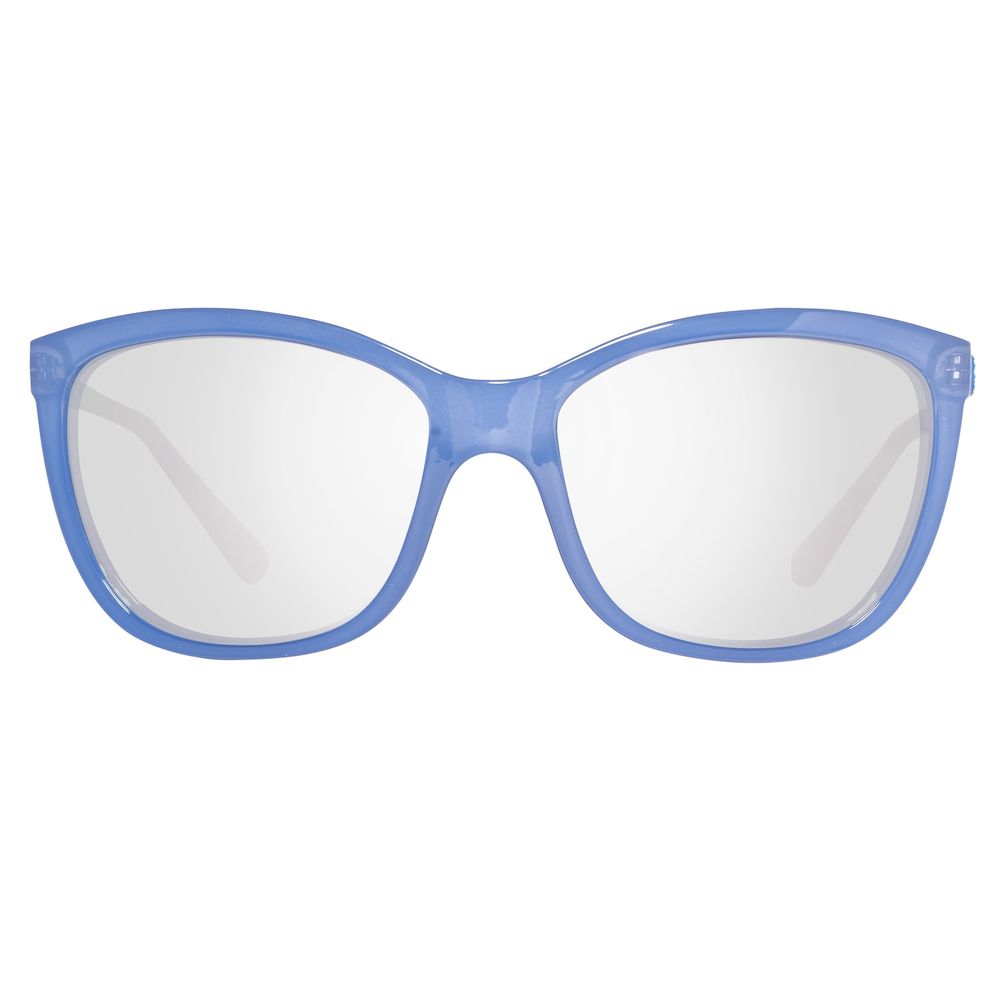 Blaue Sonnenbrille aus Kunststoff