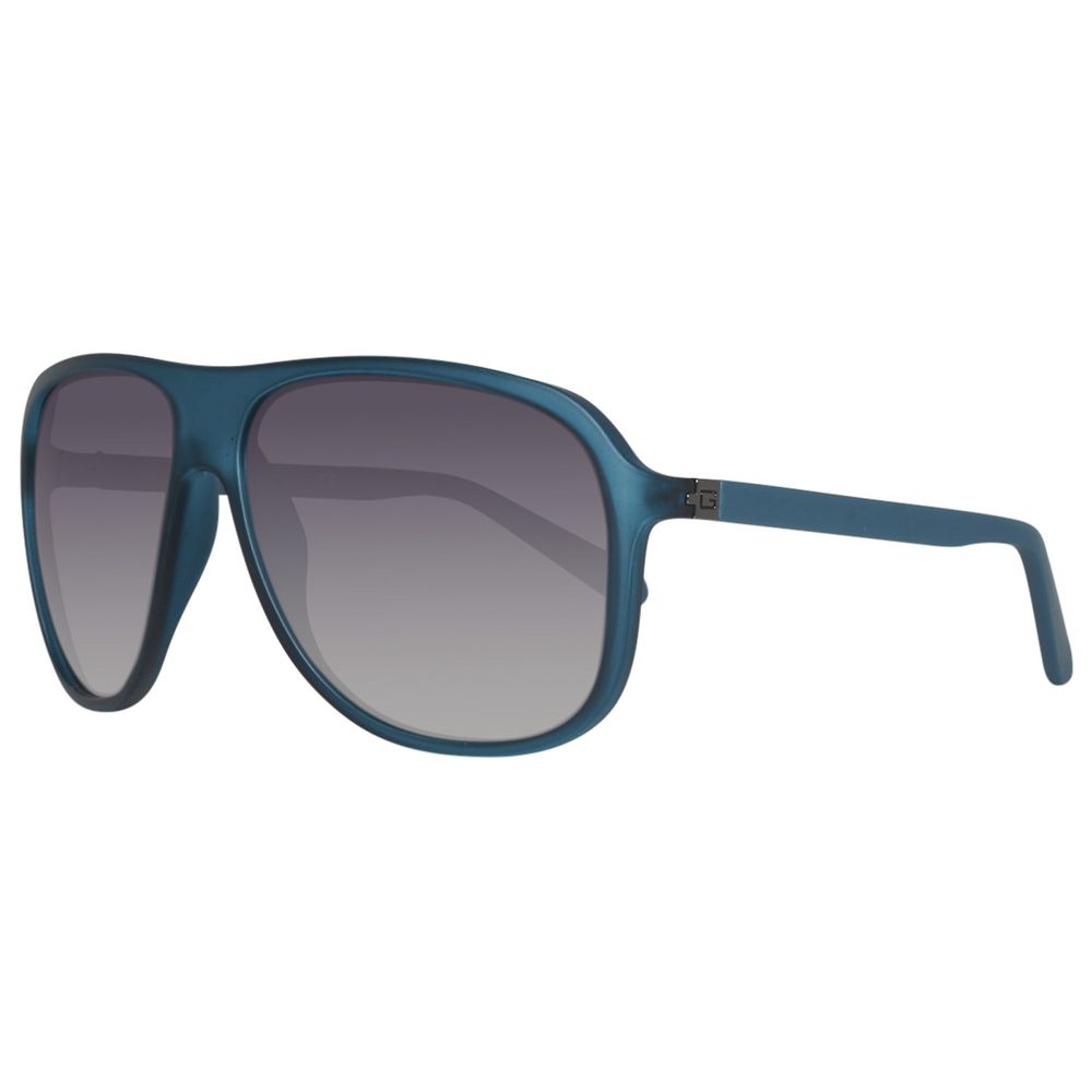 Blaue Sonnenbrille aus Kunststoff