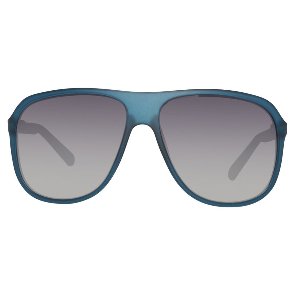 Blaue Sonnenbrille aus Kunststoff