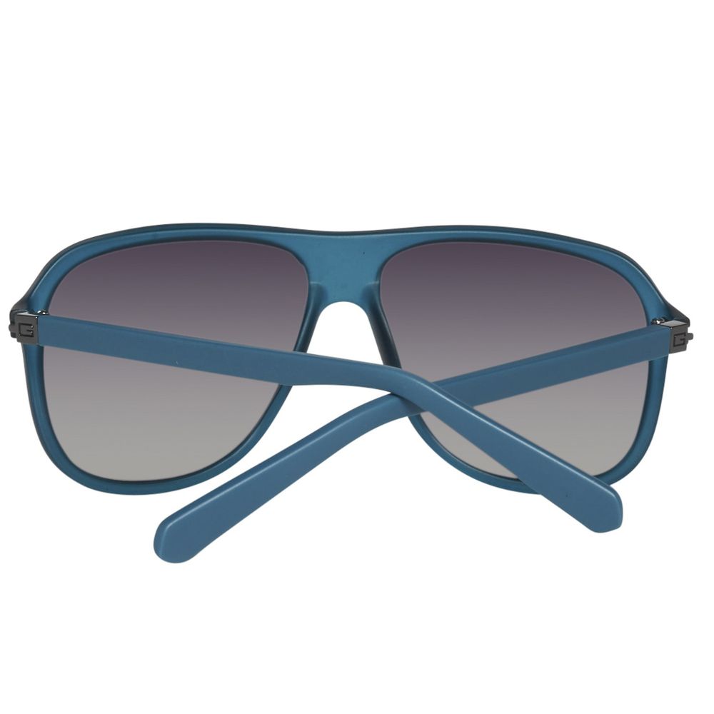 Blaue Sonnenbrille aus Kunststoff