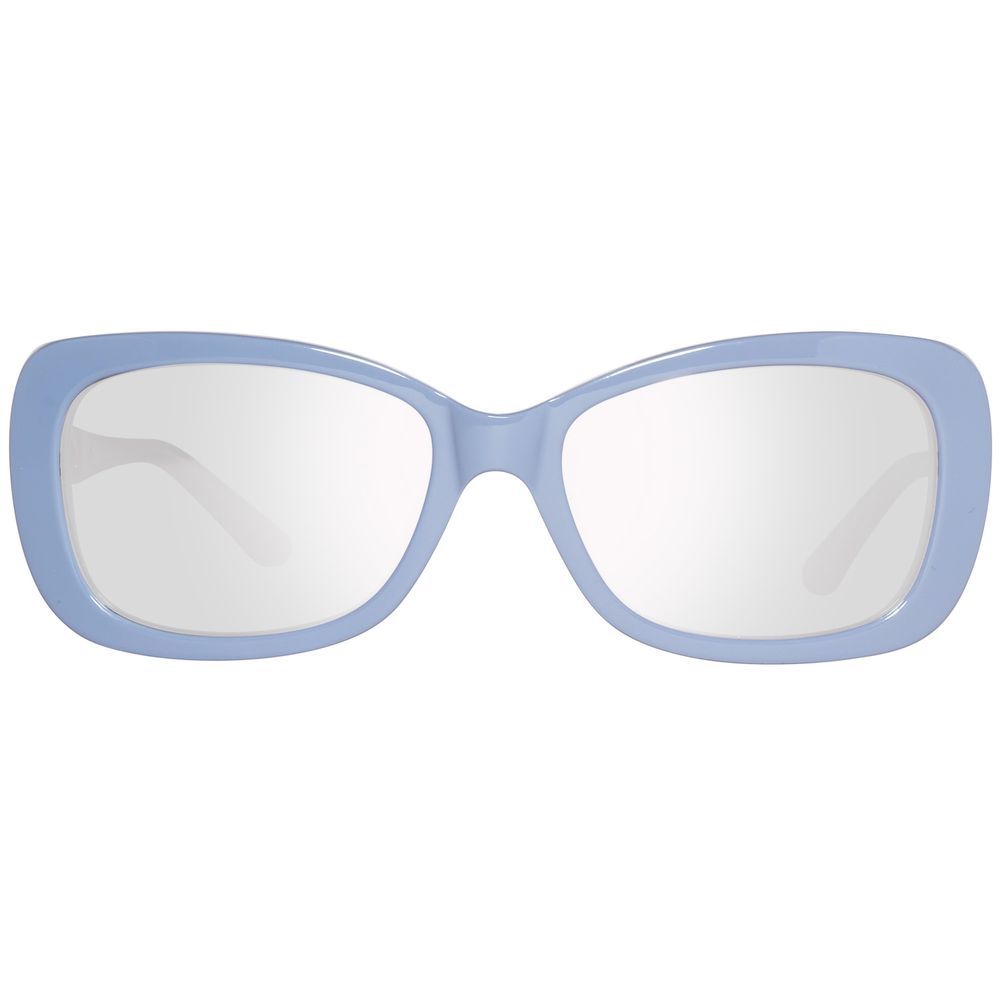 Blaue Sonnenbrille aus Kunststoff