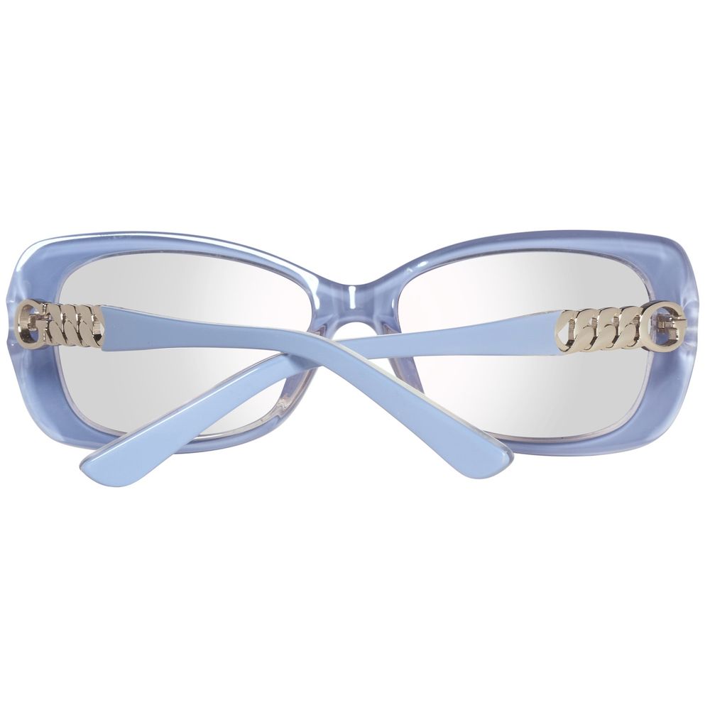 Blaue Sonnenbrille aus Kunststoff