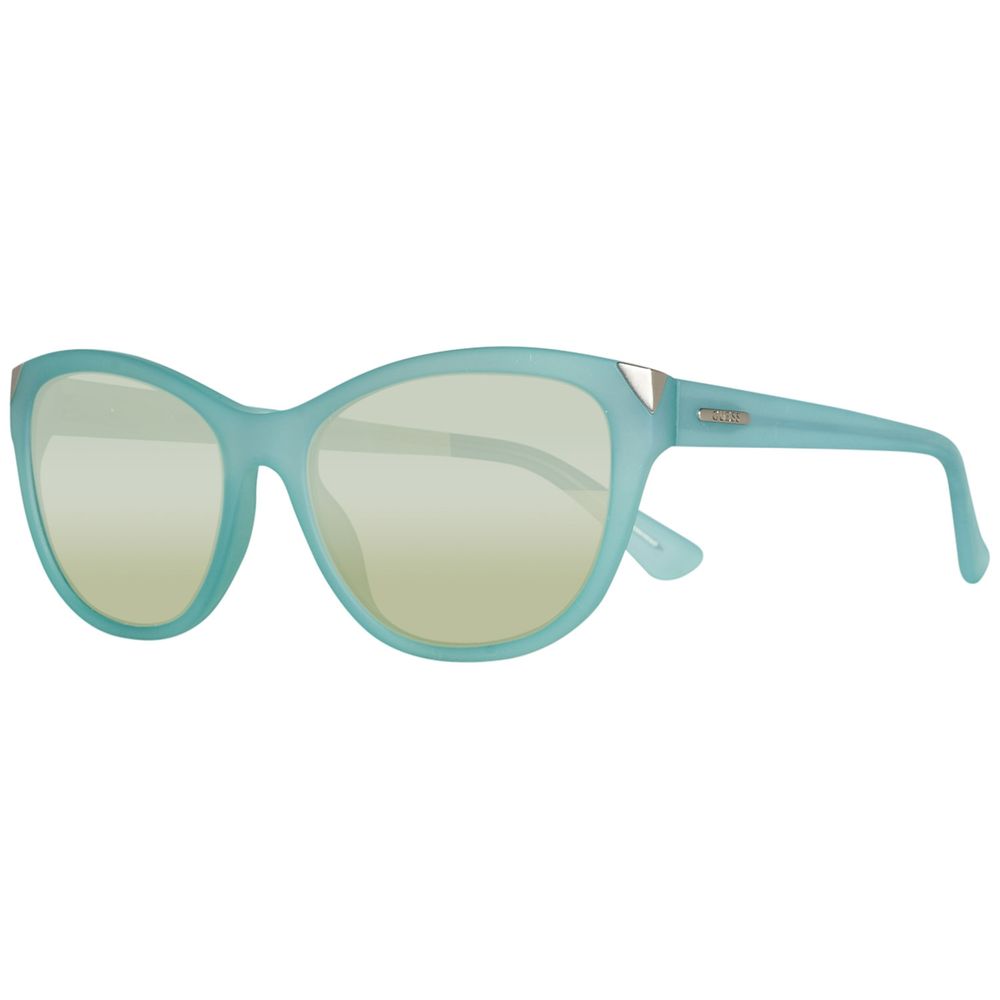 Blaue Sonnenbrille aus Kunststoff