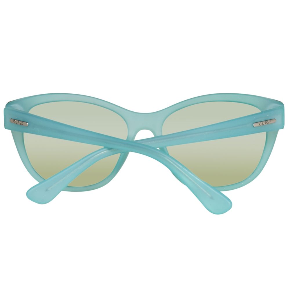 Blaue Sonnenbrille aus Kunststoff