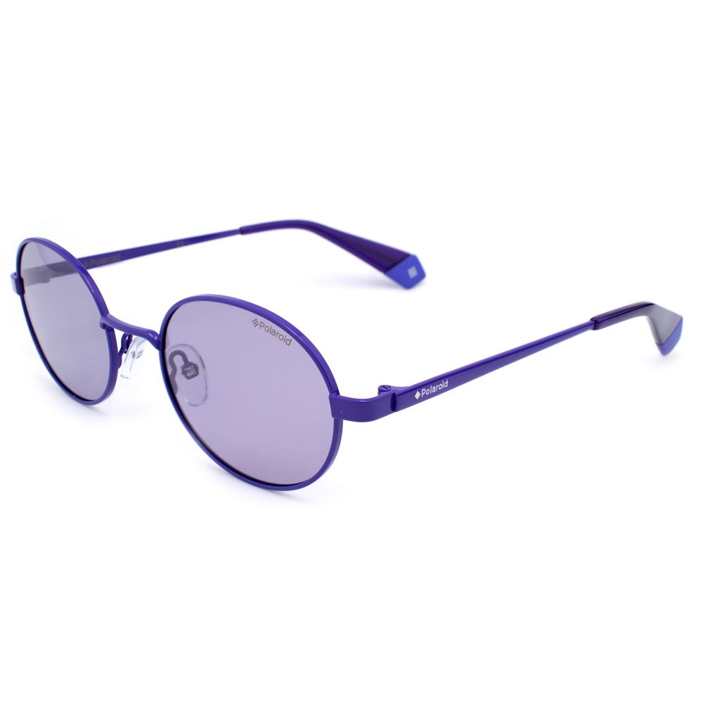 Lilafarbene Sonnenbrille aus Metall