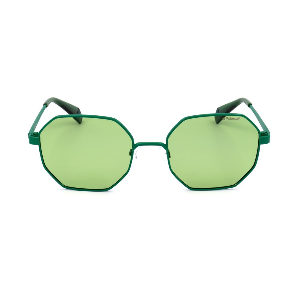 Grüne Sonnenbrille aus Metall