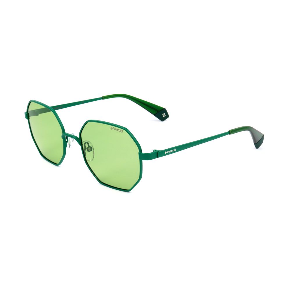 Grüne Sonnenbrille aus Metall