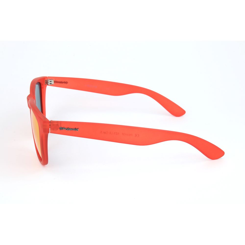 Rote Sonnenbrille aus Kunststoff