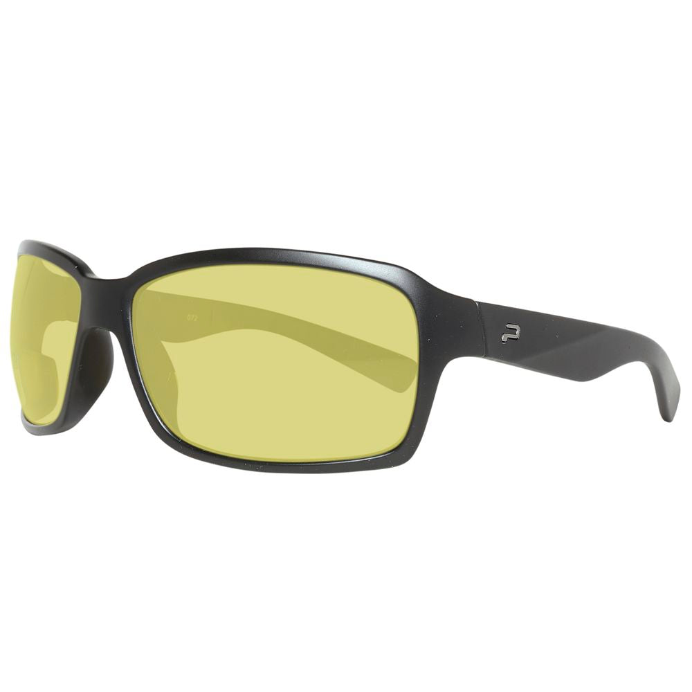 Schwarze Sonnenbrille mit Spritzguss-Optik