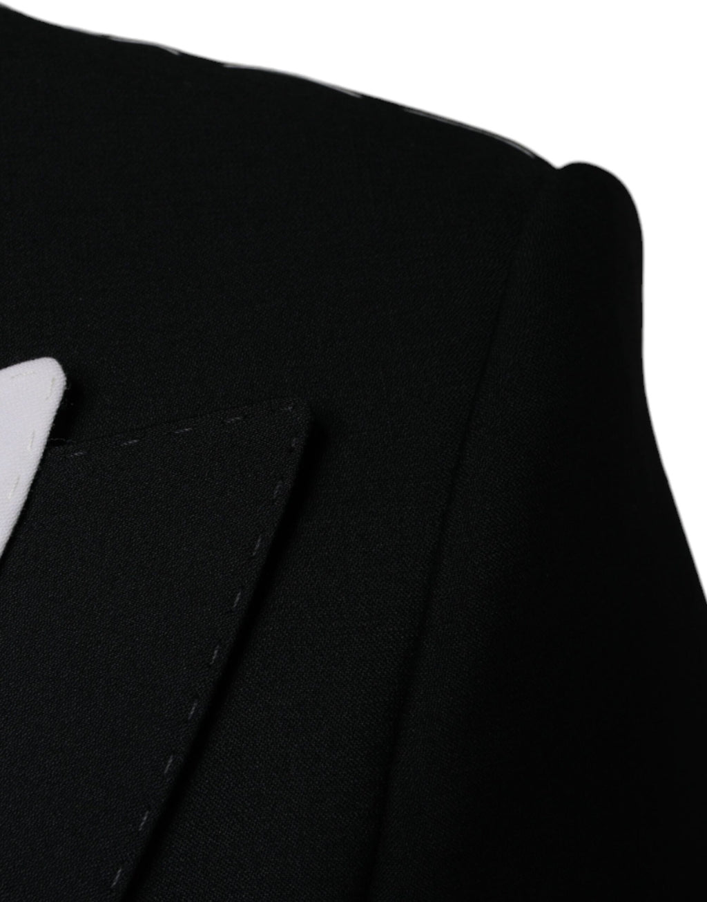 Schwarz-weißer einreihiger Blazer