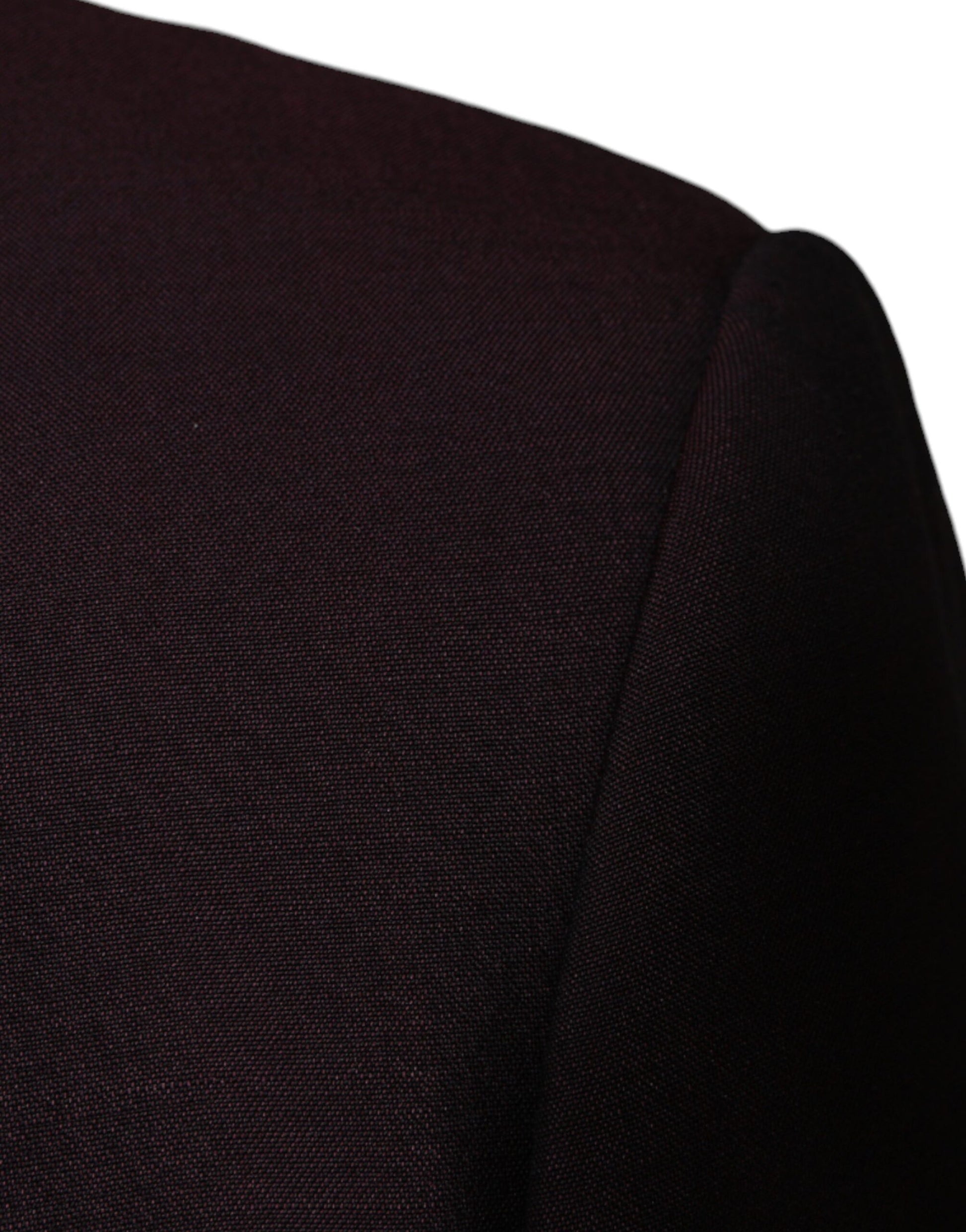 Bordeauxfarbener, einreihiger Blazer aus Wolle