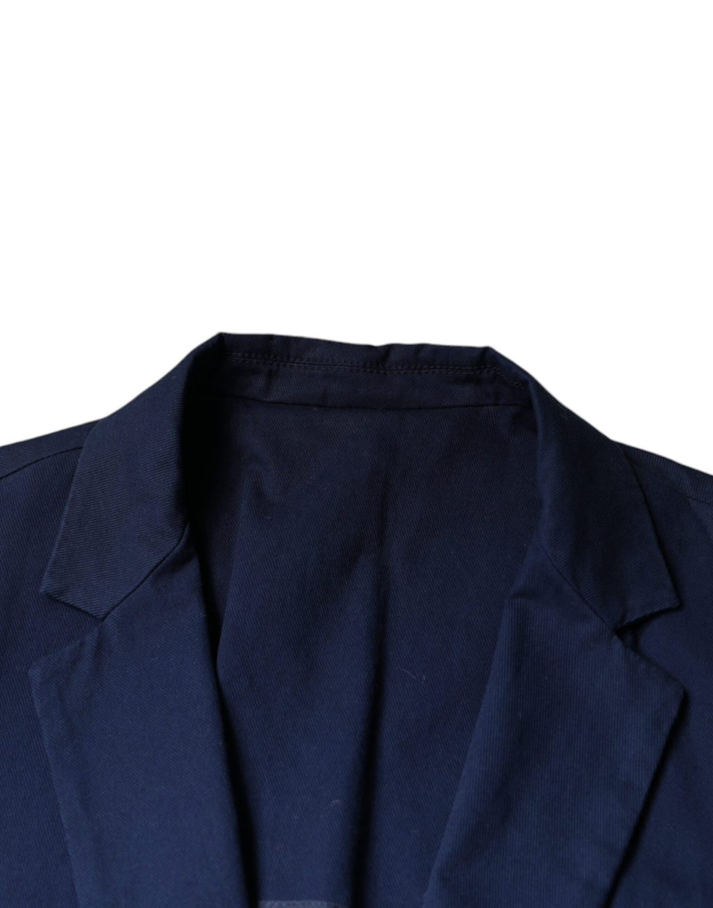 Blauer, einreihiger Blazer mit Kerbe