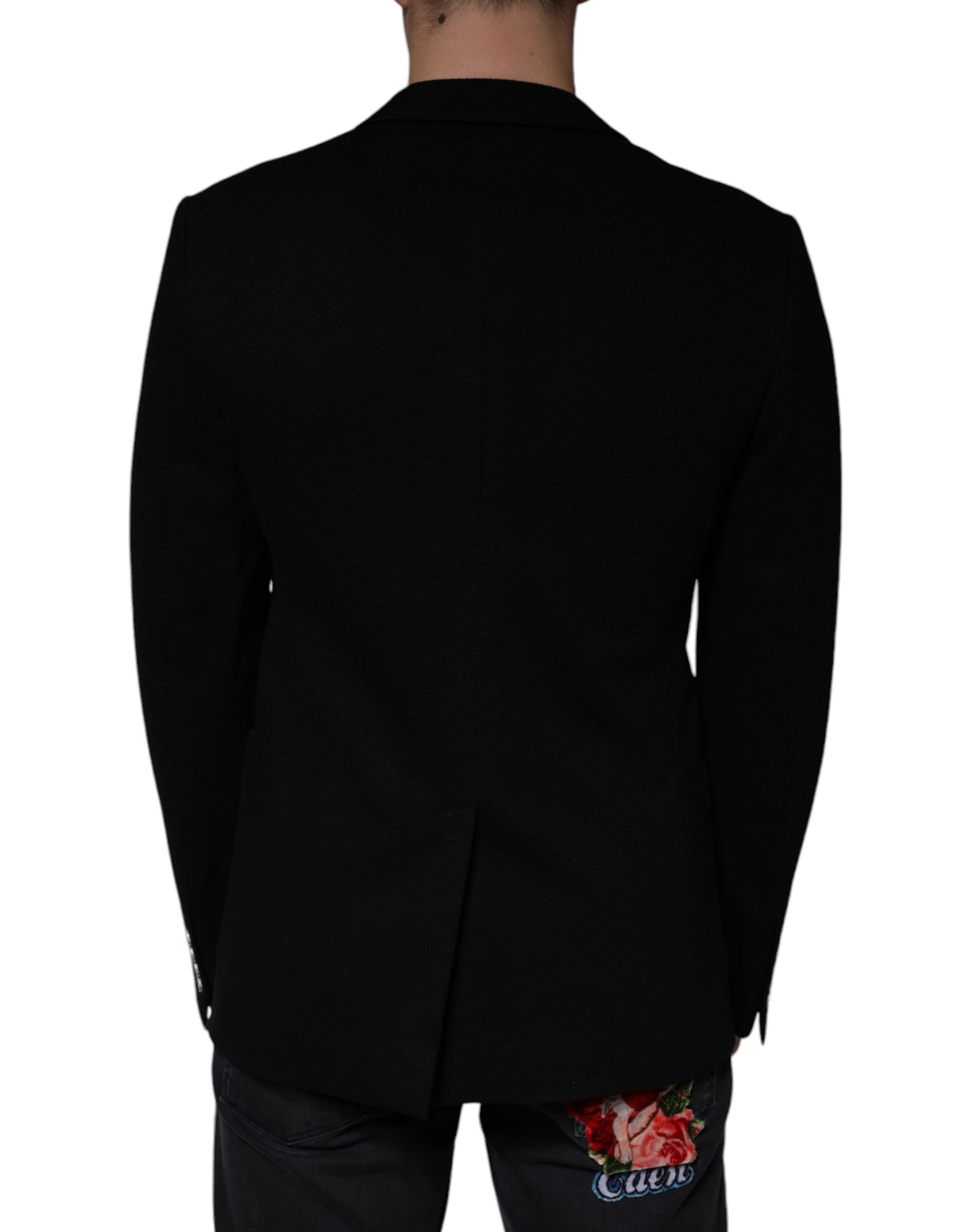 Black Crown – Einreihiger Blazer mit Bienenmuster