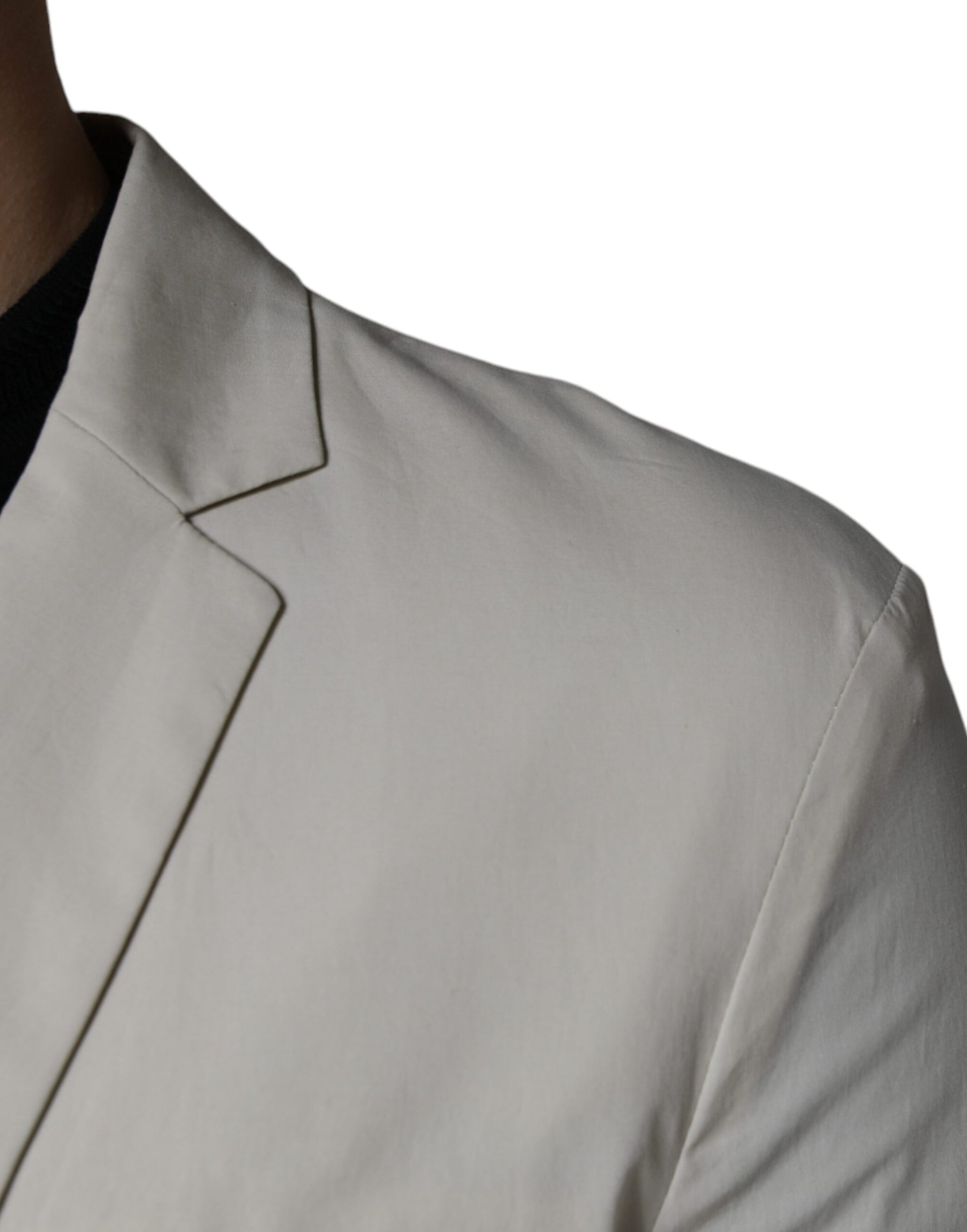 Beigefarbener einreihiger Blazer für formelle Anlässe