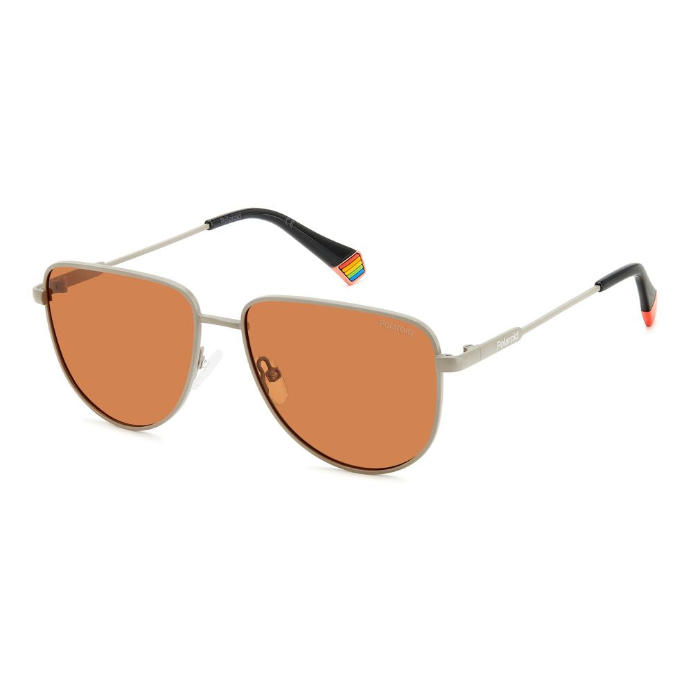 Graue Sonnenbrille aus Metall