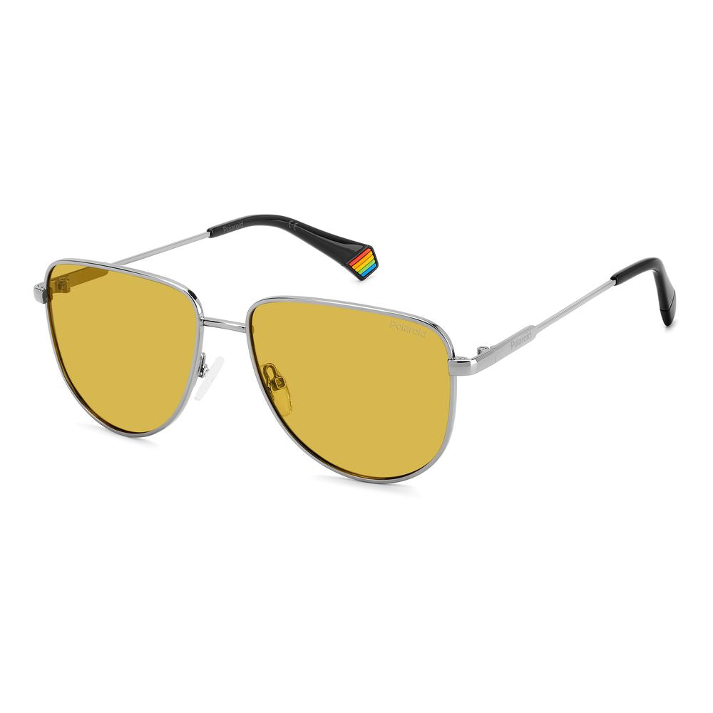 Graue Sonnenbrille aus Metall
