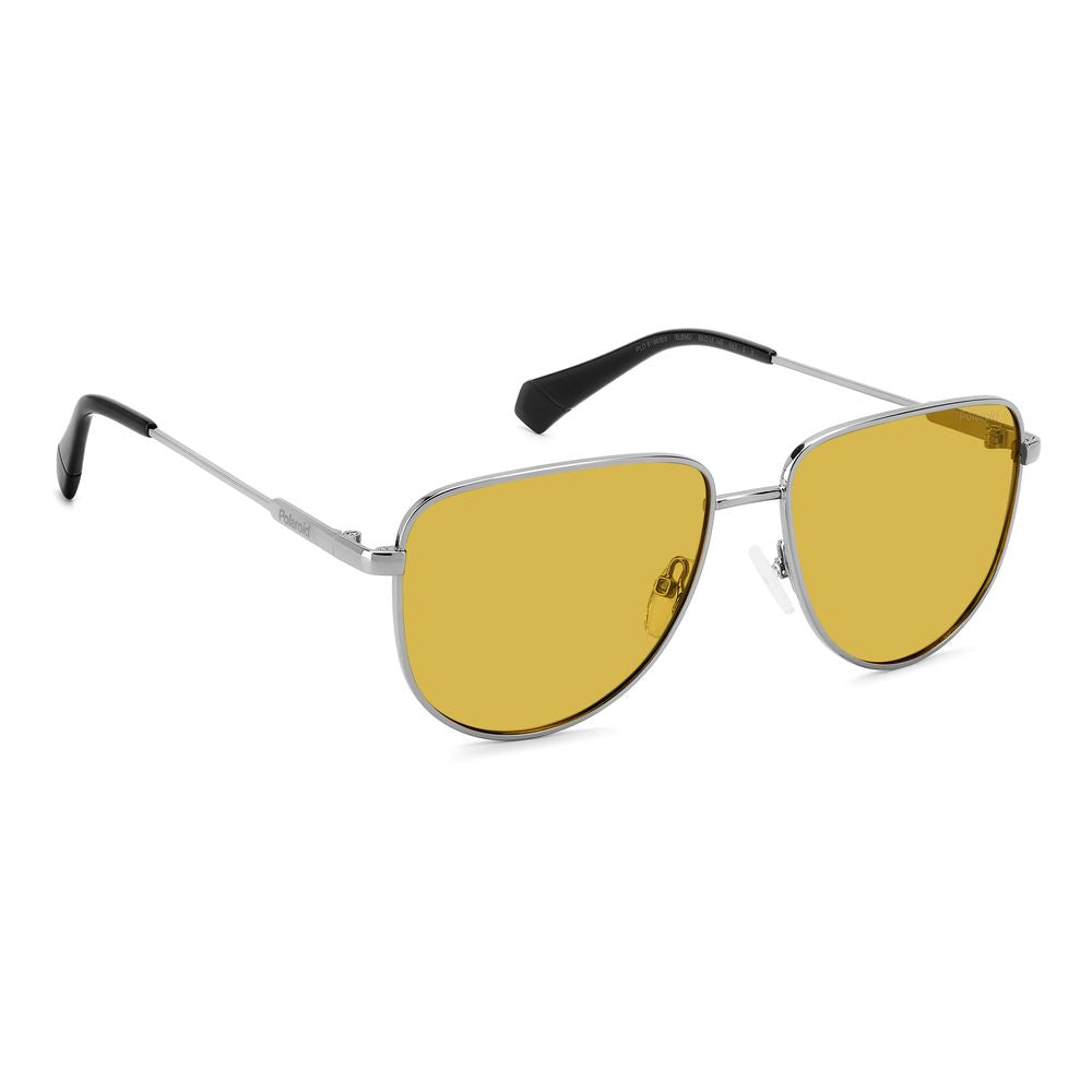 Graue Sonnenbrille aus Metall