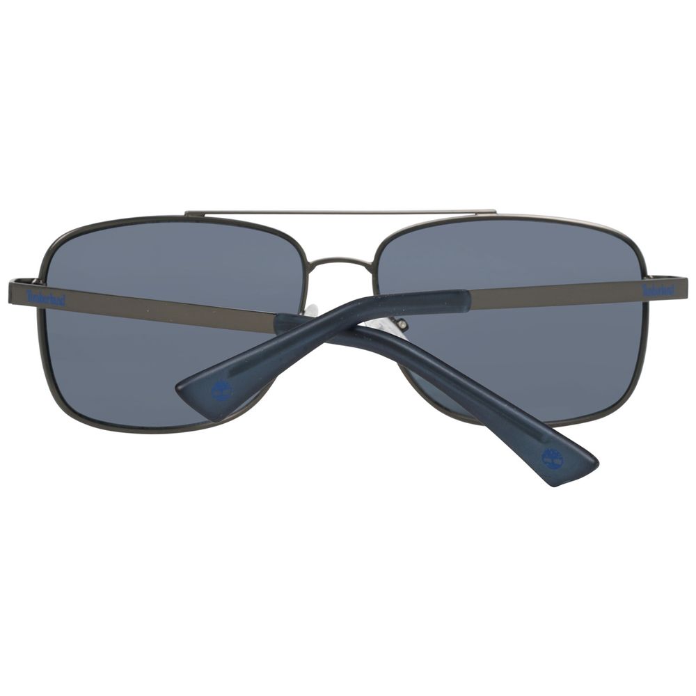 Schwarze Metall-Sonnenbrille