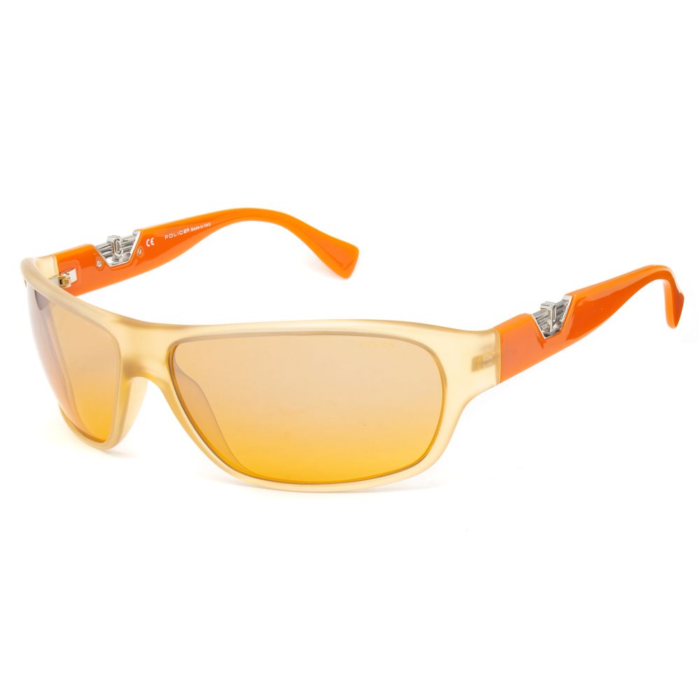 Orangefarbene Sonnenbrille mit Spritzguss