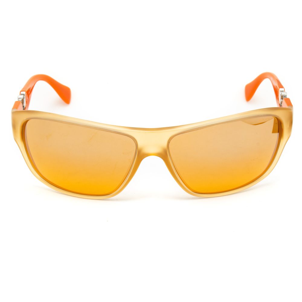 Orangefarbene Sonnenbrille mit Spritzguss