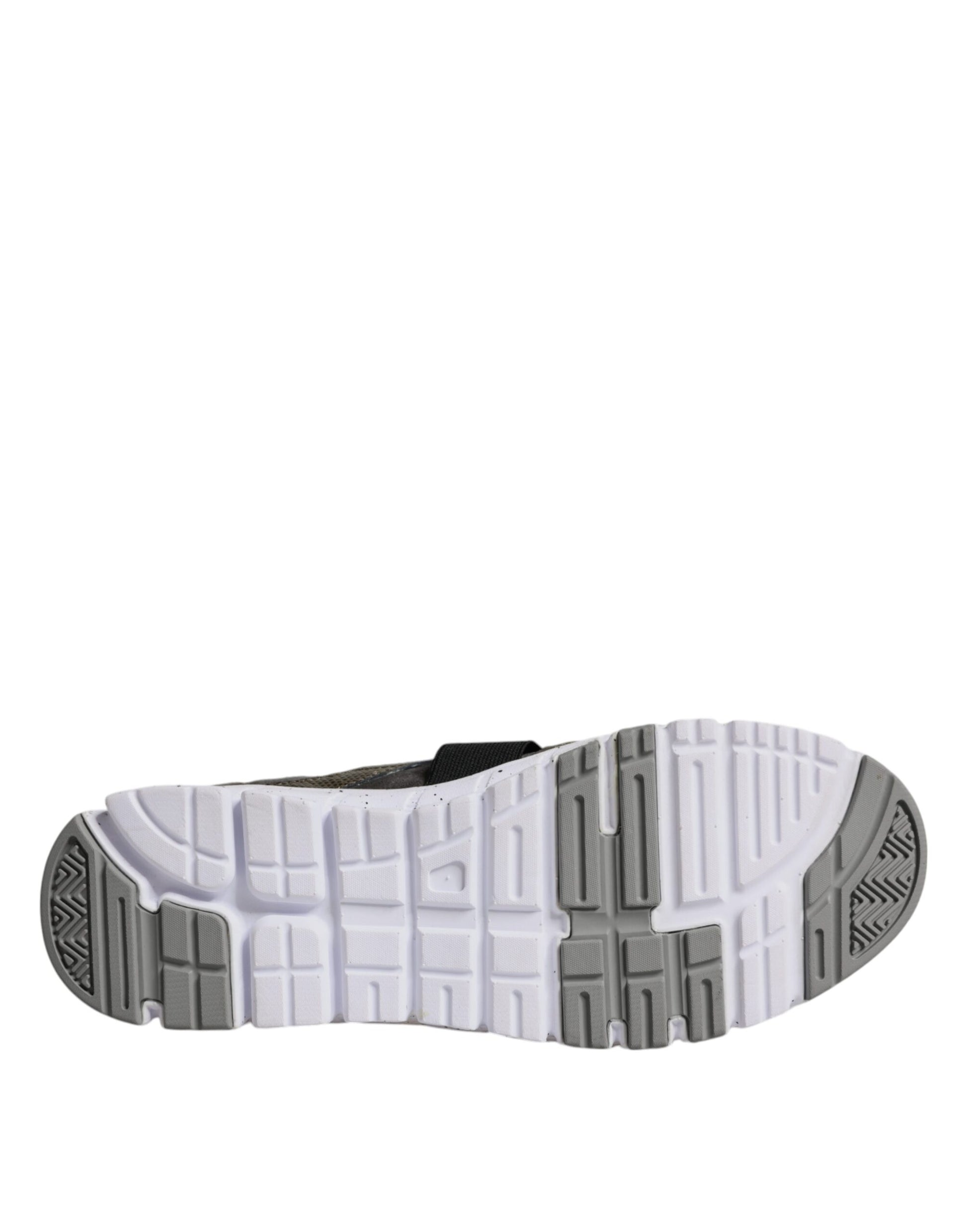 Mehrfarbige Low-Top-Sneaker aus Canvas und Leder