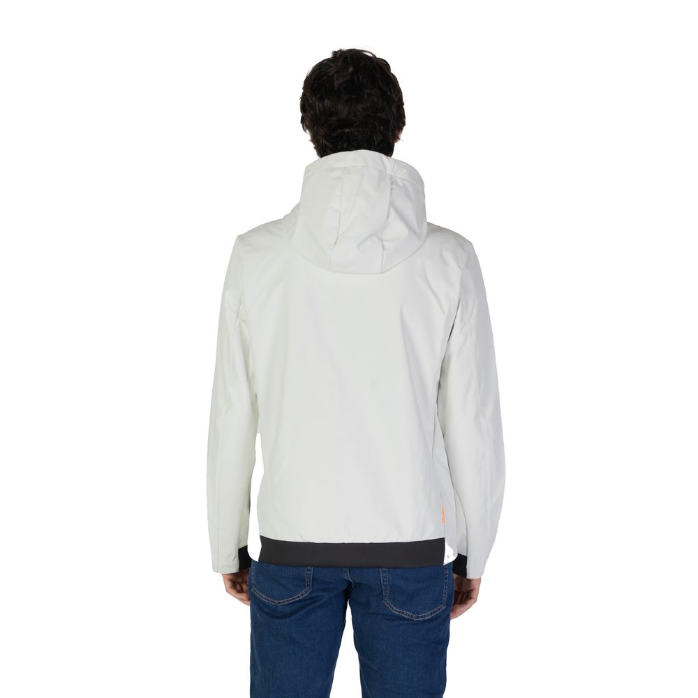 Cream Polyester Jackets & Coat
