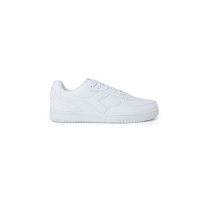 White Artificial Leather Sneaker