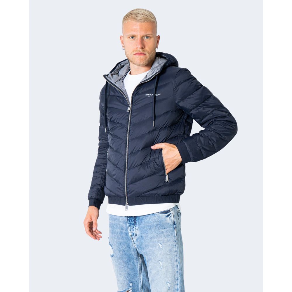 Blaue Polyesterjacken &amp; -mäntel