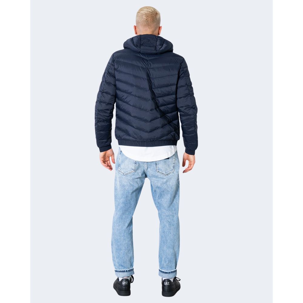 Blaue Polyesterjacken &amp; -mäntel