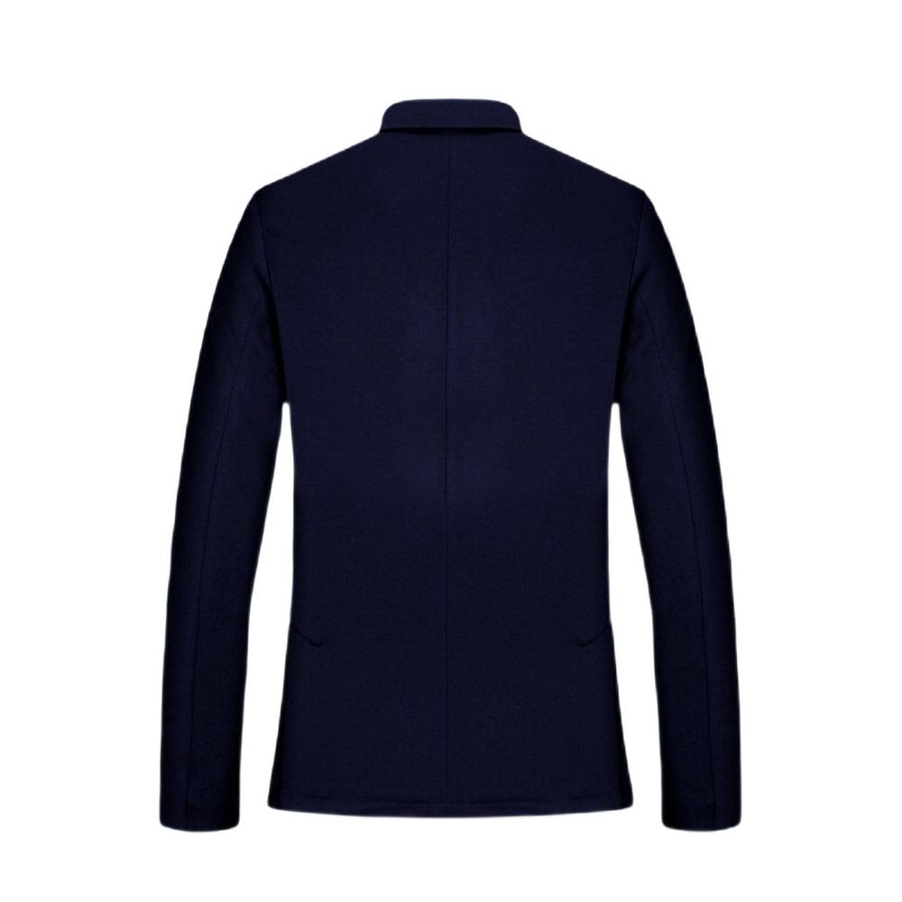 Blauer Viskose-Blazer