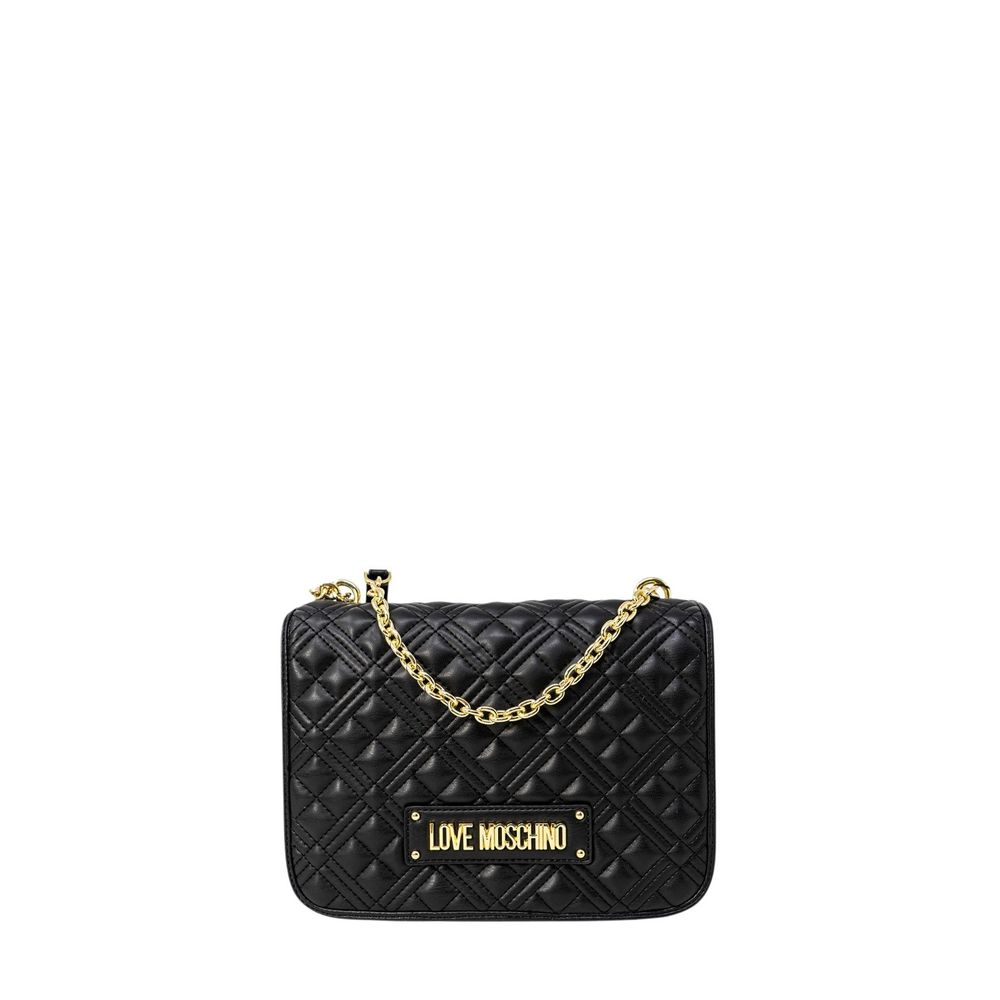 Schwarze Handtasche aus Polyethylen