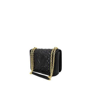Schwarze Handtasche aus Polyethylen