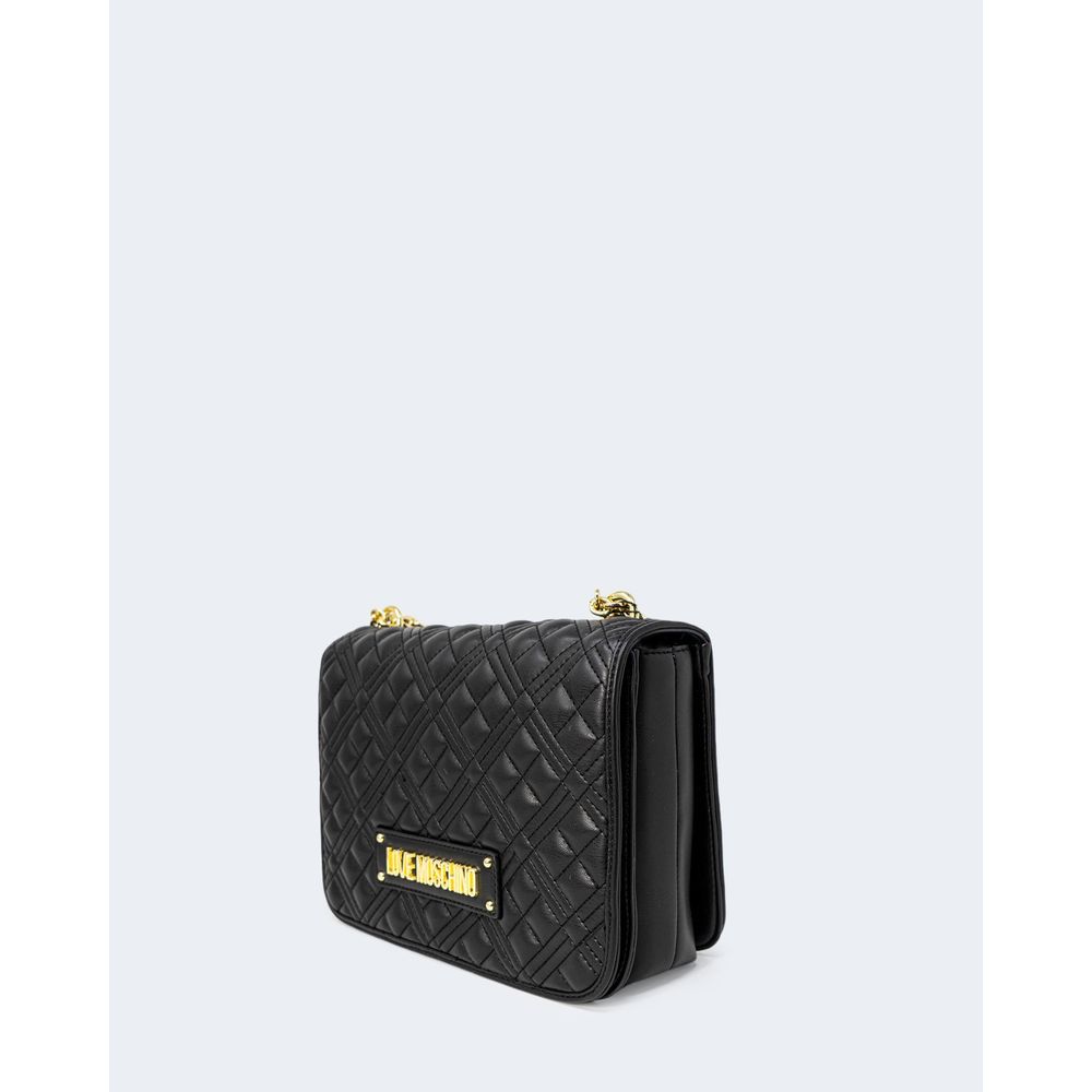 Schwarze Handtasche aus Polyethylen