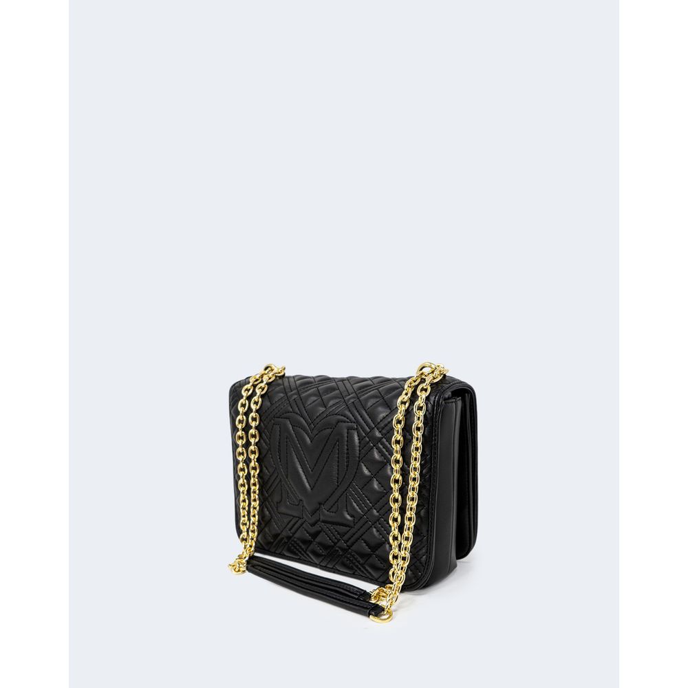 Schwarze Handtasche aus Polyethylen
