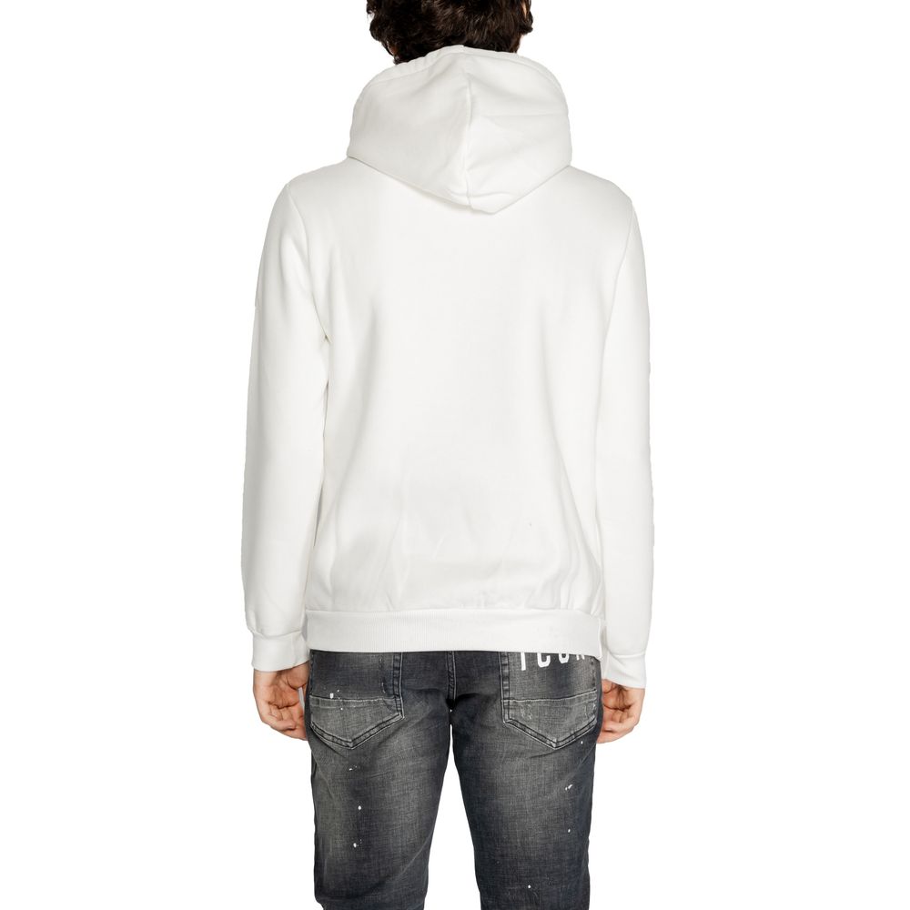 Weißer Kapuzenpullover aus Baumwolle
