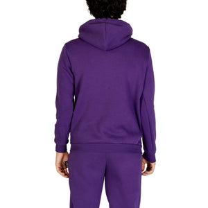 Lilafarbener Kapuzenpullover aus Baumwolle