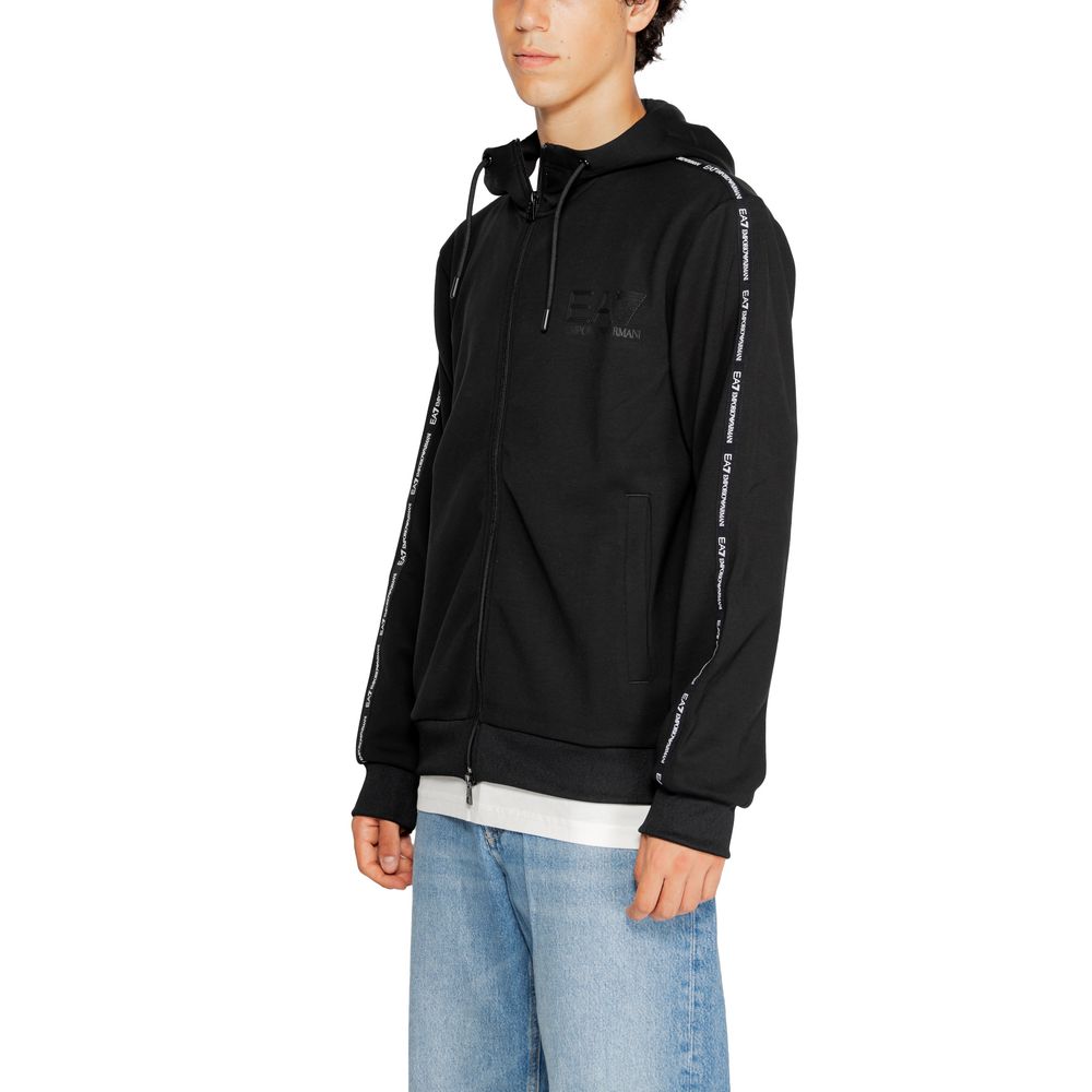Black Polyester Hoody