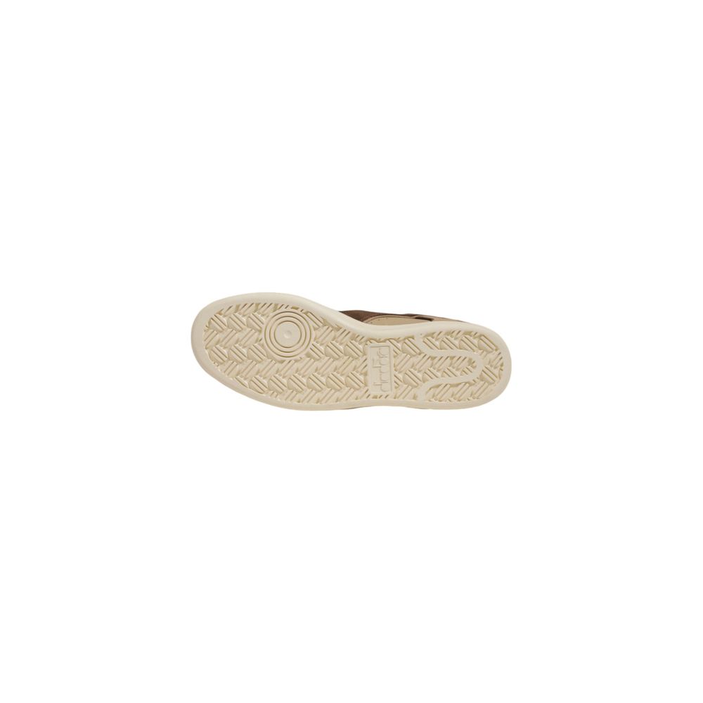 Beige Ledersneaker
