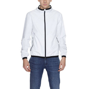 White Polyester Jackets & Coat