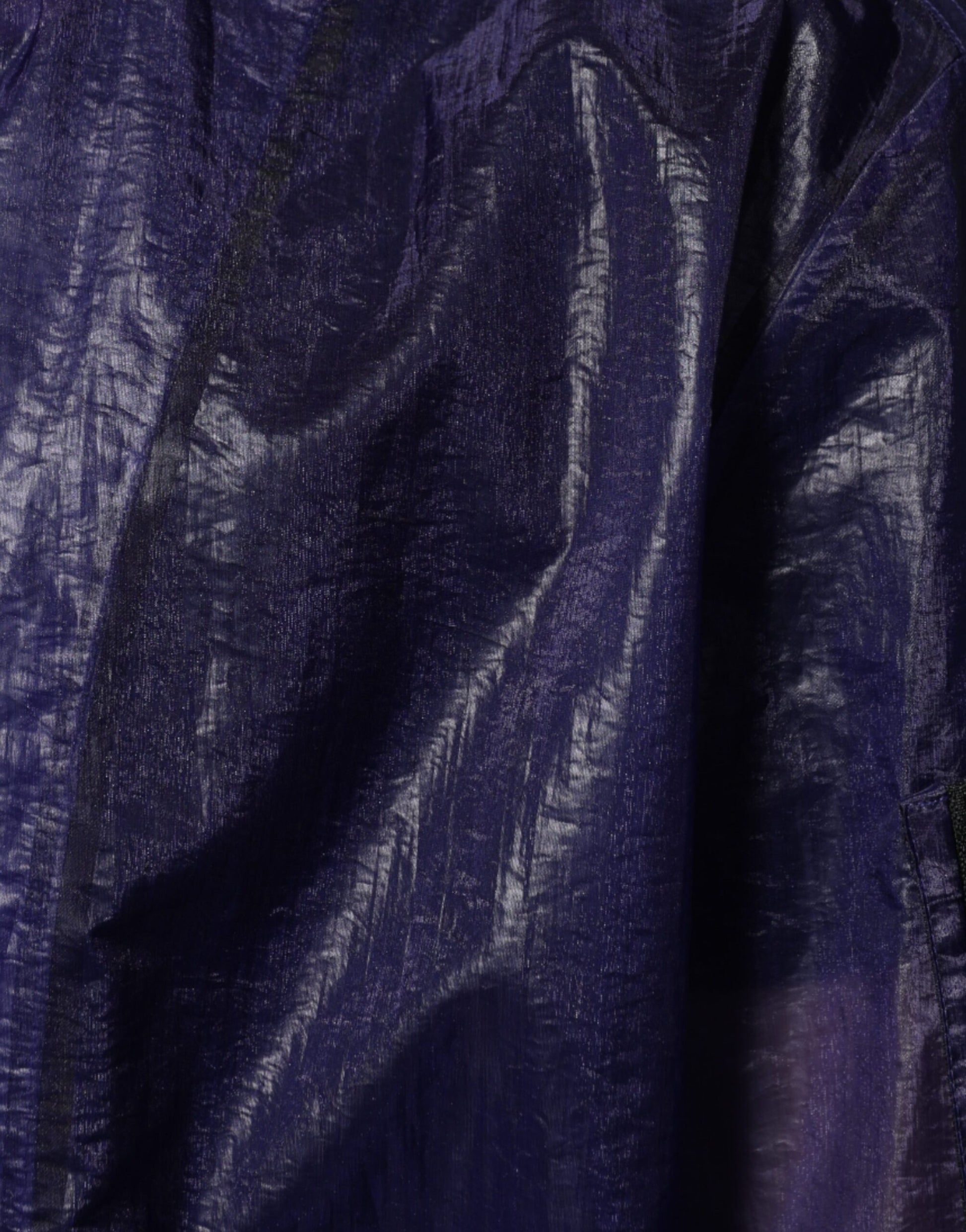 Blaue Bomberjacke aus Baumwollstretch mit durchgehendem Reißverschluss