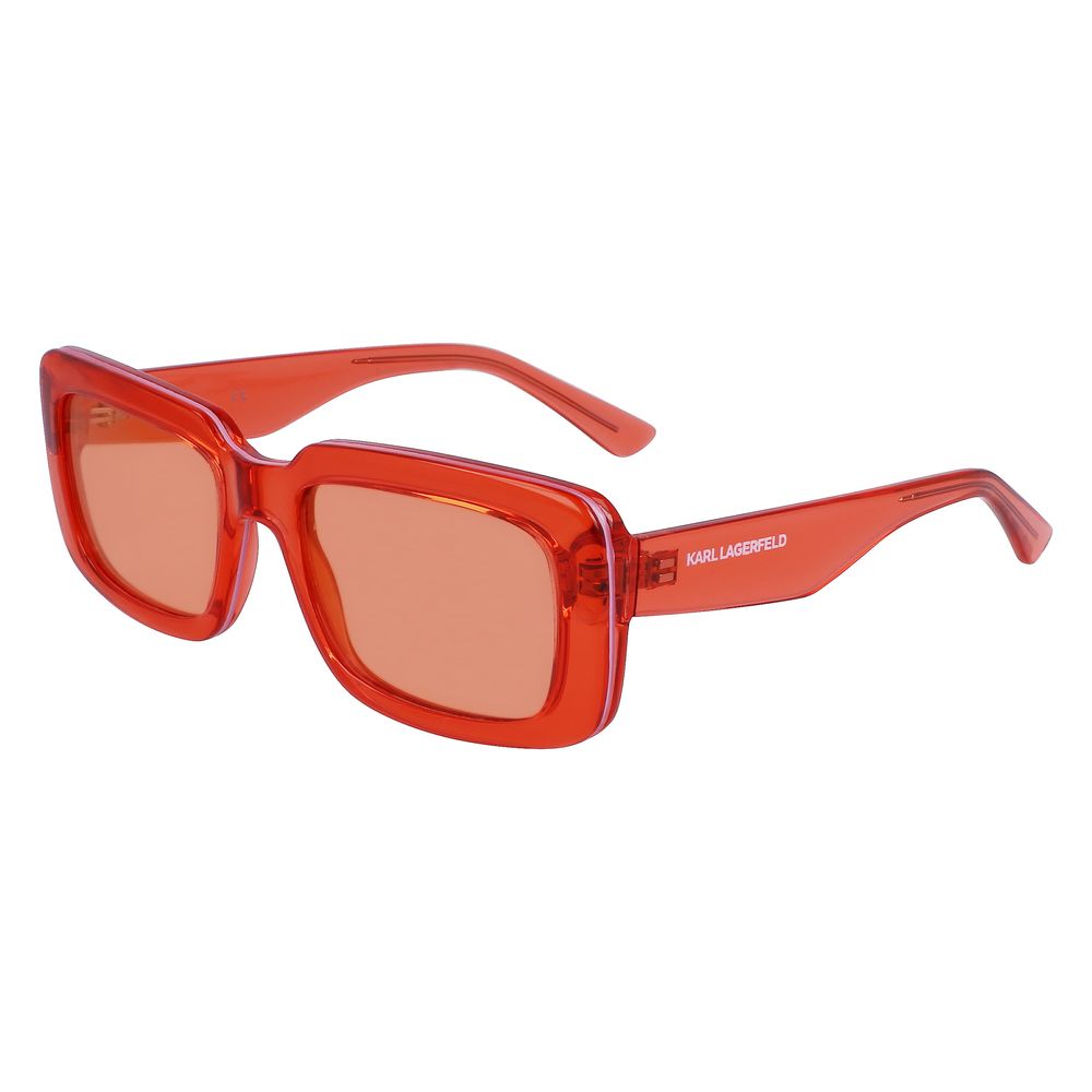 Orangefarbene Sonnenbrille mit Spritzguss