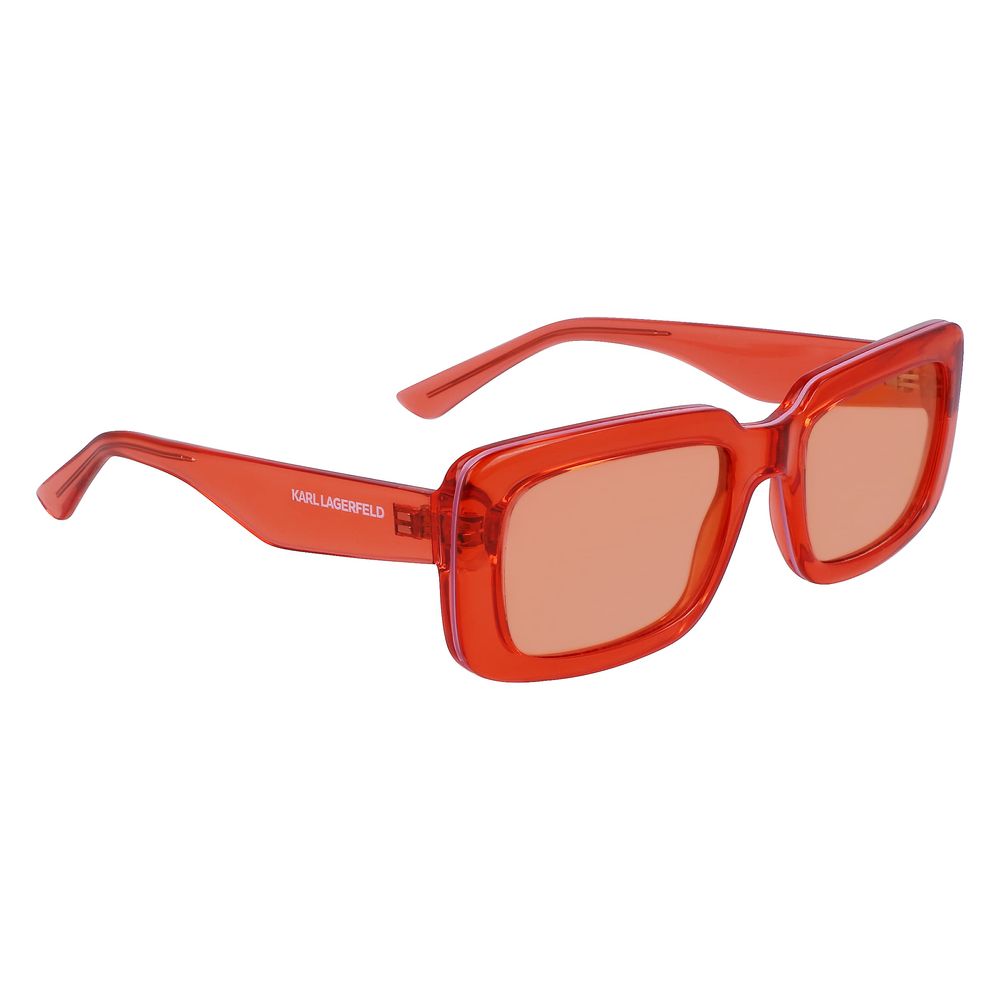 Orangefarbene Sonnenbrille mit Spritzguss