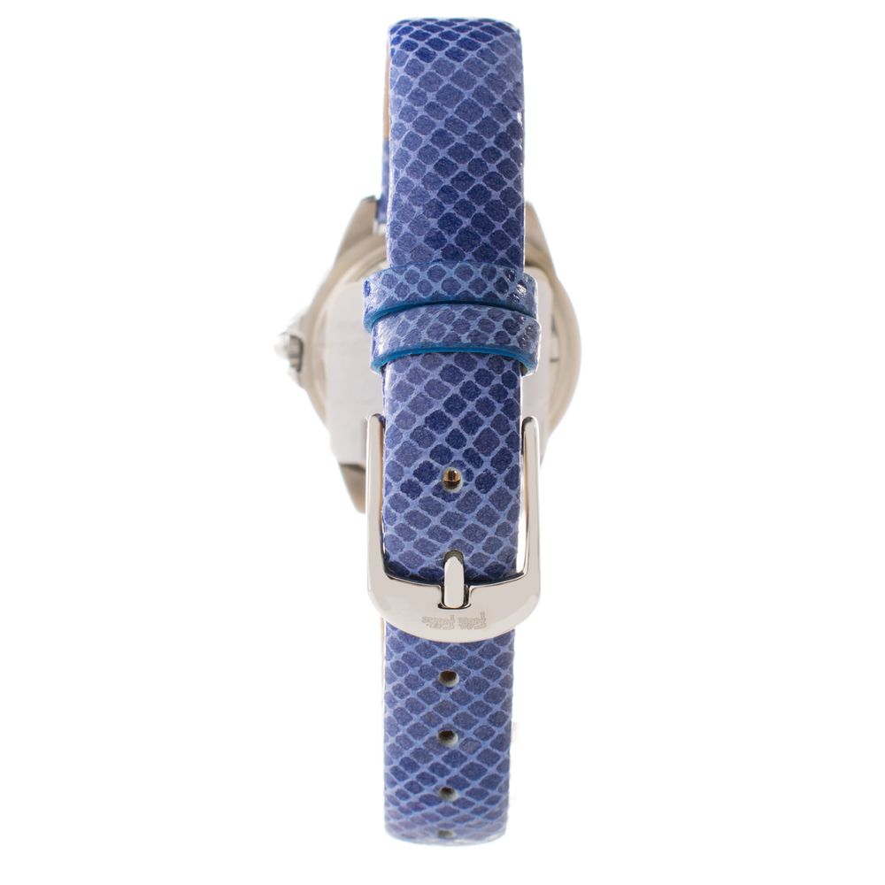 Blaue Lederuhr