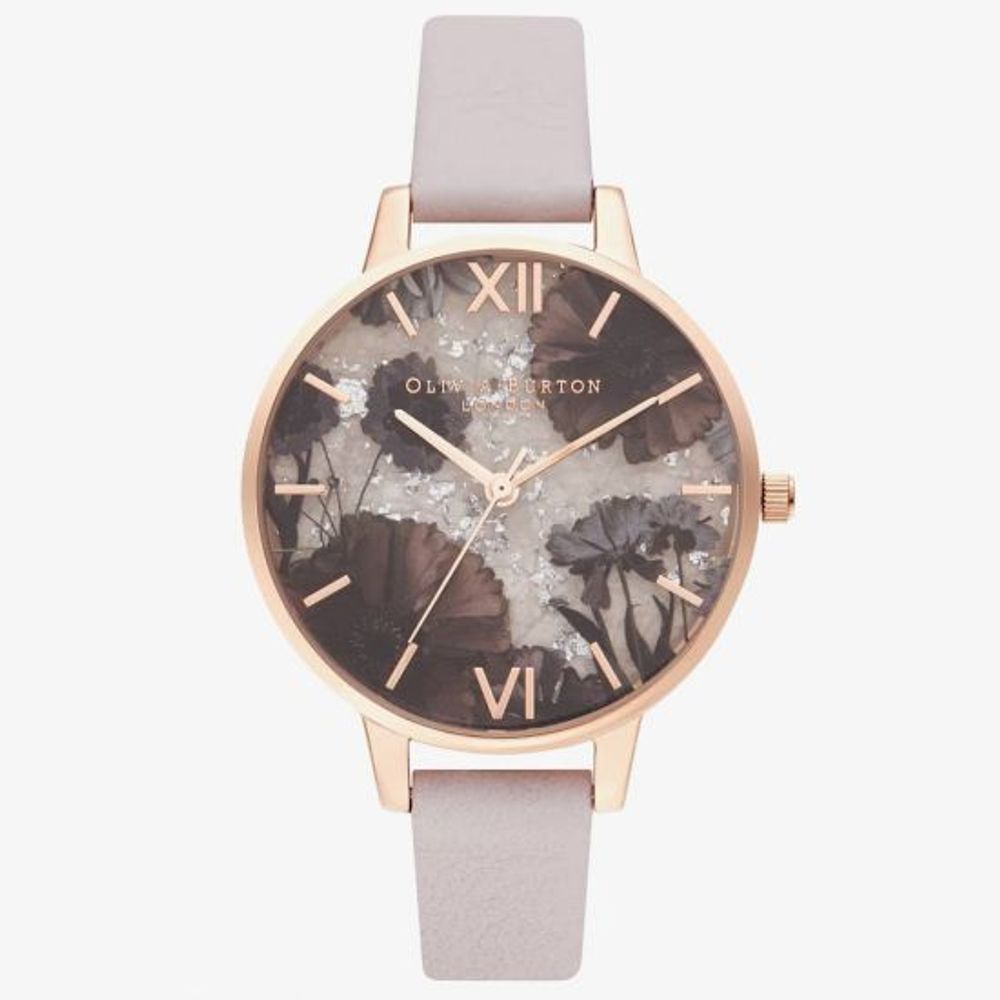 Mehrfarbige Uhr aus Kunstleder