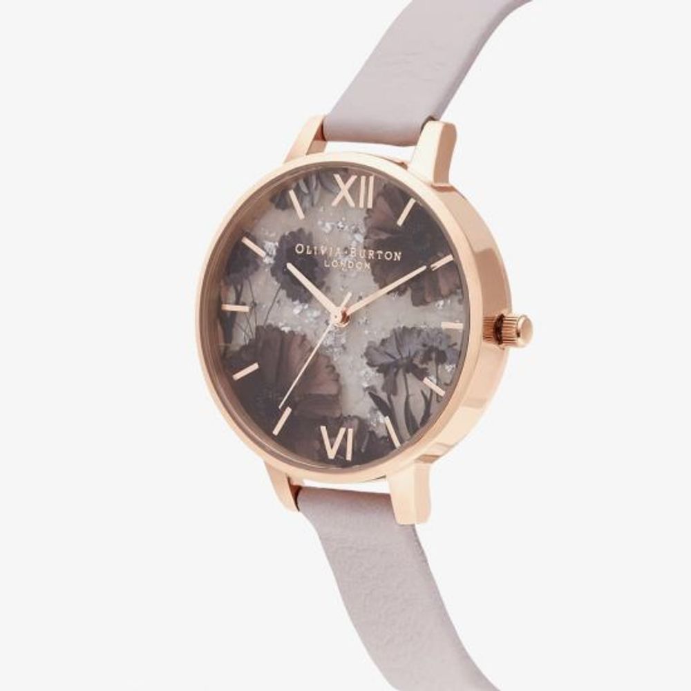 Mehrfarbige Uhr aus Kunstleder
